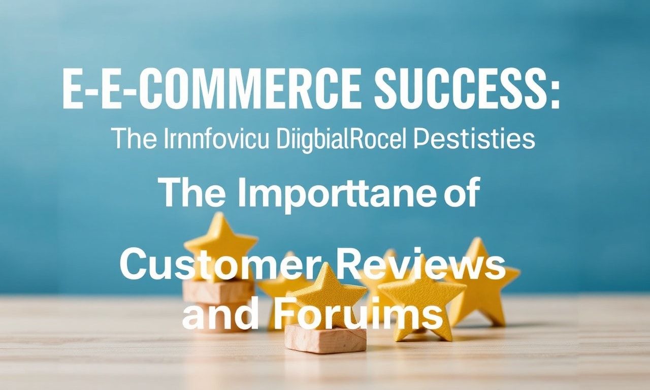 E-Ticaret Başarıları: Müşteri İncelemeleri ve Forumların Önemi
