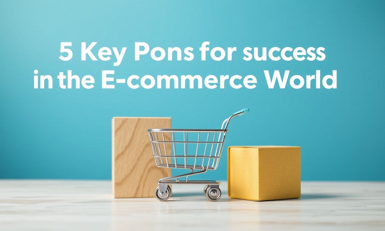 E-Ticaret Dünyasında Başarı için Gerekli 5 Anahtar Nokta