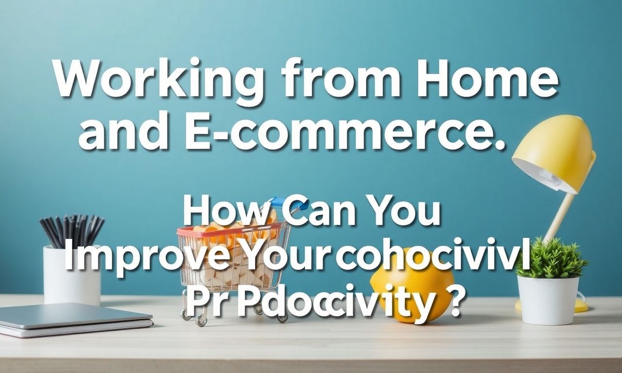 Evden Çalışma ve E-Ticaret: Verimliliğinizi Nasıl Artırabilirsiniz?